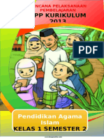 RPP SD Pai 1 Lembar Kelas 2