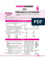 Nso Sample Paper Class-6