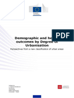 Demographic and Health Outcomes by Degree of Urbanisation