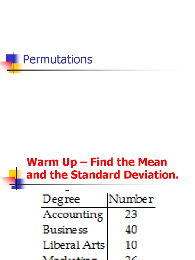 Day 2 - Permutations and Combinations | PDF | Permutation | Standard ...
