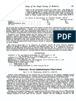 Psittacosis Recent Epidemiological Observations