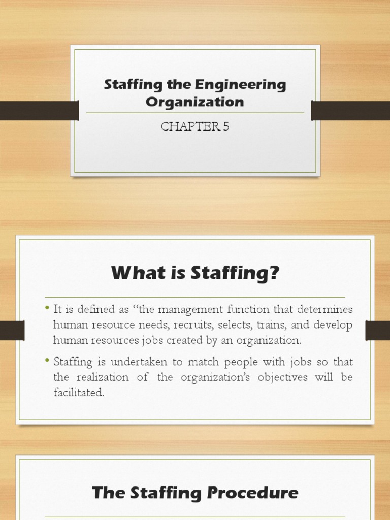 Staffing in Engineering Organizations | PDF | Recruitment | Human Resources