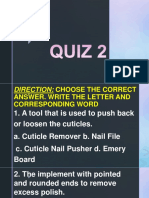 QUIZ 2 Nailcare