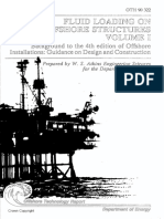 Fluid Loading On Offshore Structures Vol-1 (OTH 90-322)