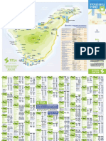 Mapa lineas turisticas Tenerife