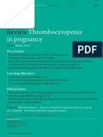 Tog Thrombocytopenia in Pregnancy