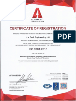 9001 and 14001 2015 Ukas Certs