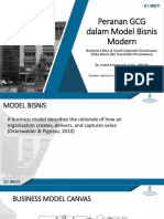 Pertemuan 1 - BE GCG - Peranan GCG Dalam Model Bisnis Modern