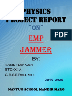 Physics Investigatory Project EMP Jammer PDF