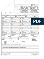 Check List Setup Corte e Dobra