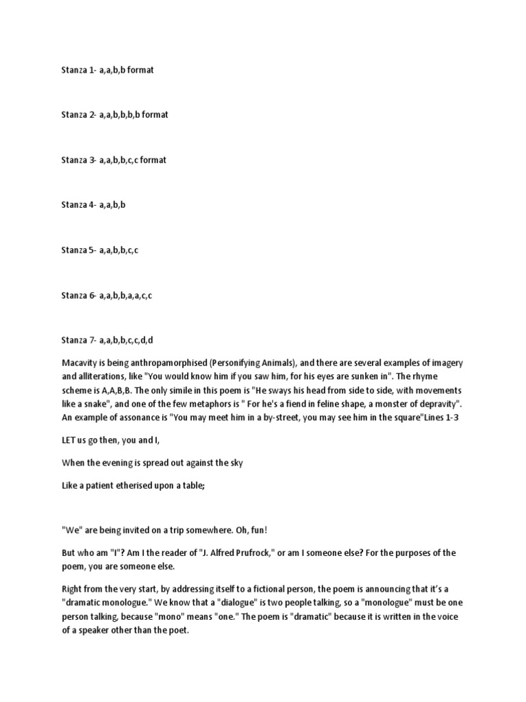 Stanza 1 | PDF | Hamlet | Poetry