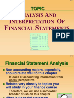 Analysis and Interpretation of Financial