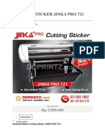 Cutting Sticker Jinka Pro 721