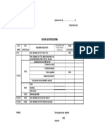 Model Cerere Tip Nota Justificativa