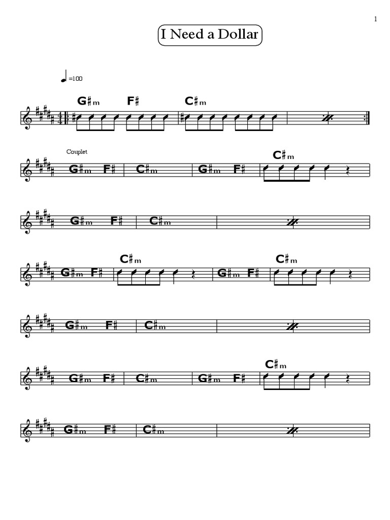 i-need-a-dollar-pdf