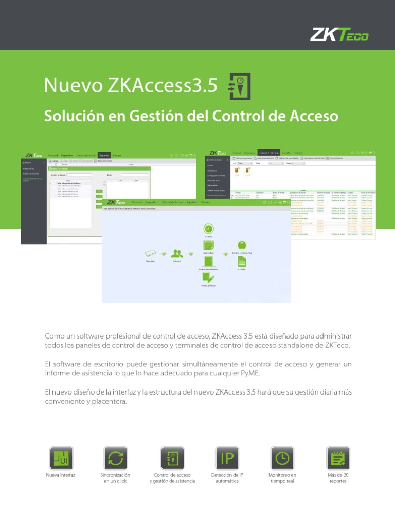 ZKAccess3 5 PDF PDF Servidor SQL de Microsoft Software del sistema