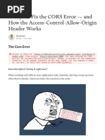3 Ways To Fix The CORS Error - and How The Access-Control-Allow-Origin Header Works