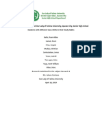 Efficient Time Allocation of Senior High School Students With Different Class Shifts in Their Study Habits 2