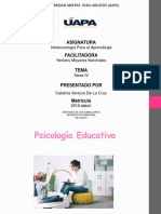 UAPA Psicología Educativa Tarea IV