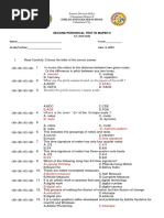 MAPEH2nd Pereiodical Test 2019-2020