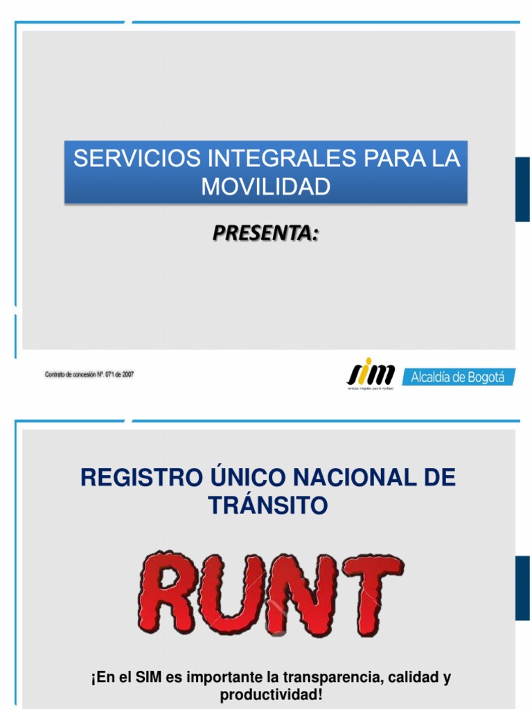 Registro Único Nacional de Tránsito 2019 | PDF | Tecnologías de la ...