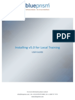 Blue Prism User Guide - Installing v5.0 for Local Training.pdf