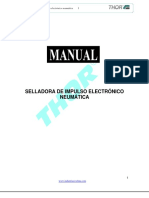 Manual Selladora de Impulso Neumatica Temporizada PDF