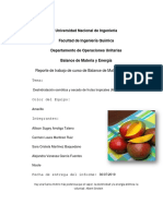 Proyecto de Curso Deshidratacion Osmotica Mango