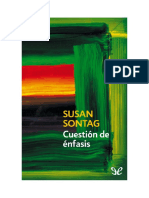 Sontag, S. - El Muy Cómico Lamento de Píramo y Tisbe