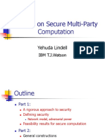 Tutorial Secure Computation