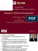 Rajan - Effective Assessment - Objectives and Outcomes