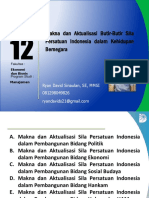 12 (Makna Dan Aktualisasi Butir-Butir SilaPersatuan Indonesia Dalam Kehidupan Bernegara) UNDIRA