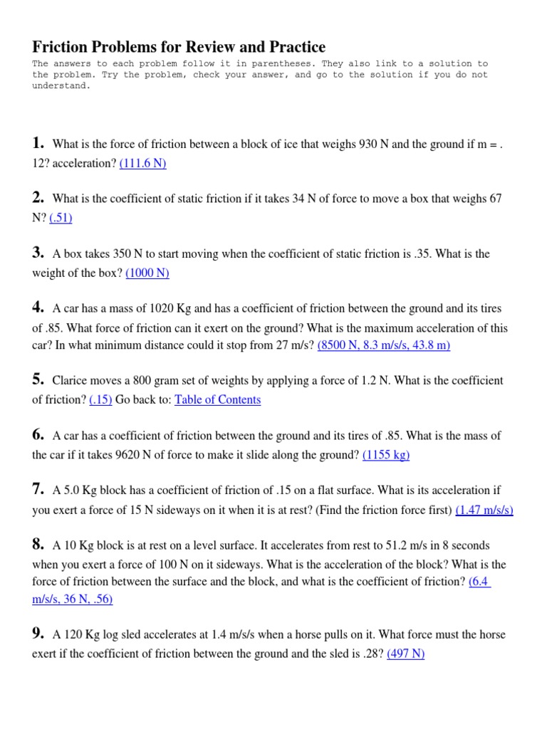 friction-problems-for-review-and-practice-pdf