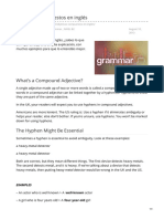 Compound Adjectives Explained