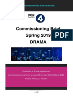 radio4 drama commissioning brief spring 2019