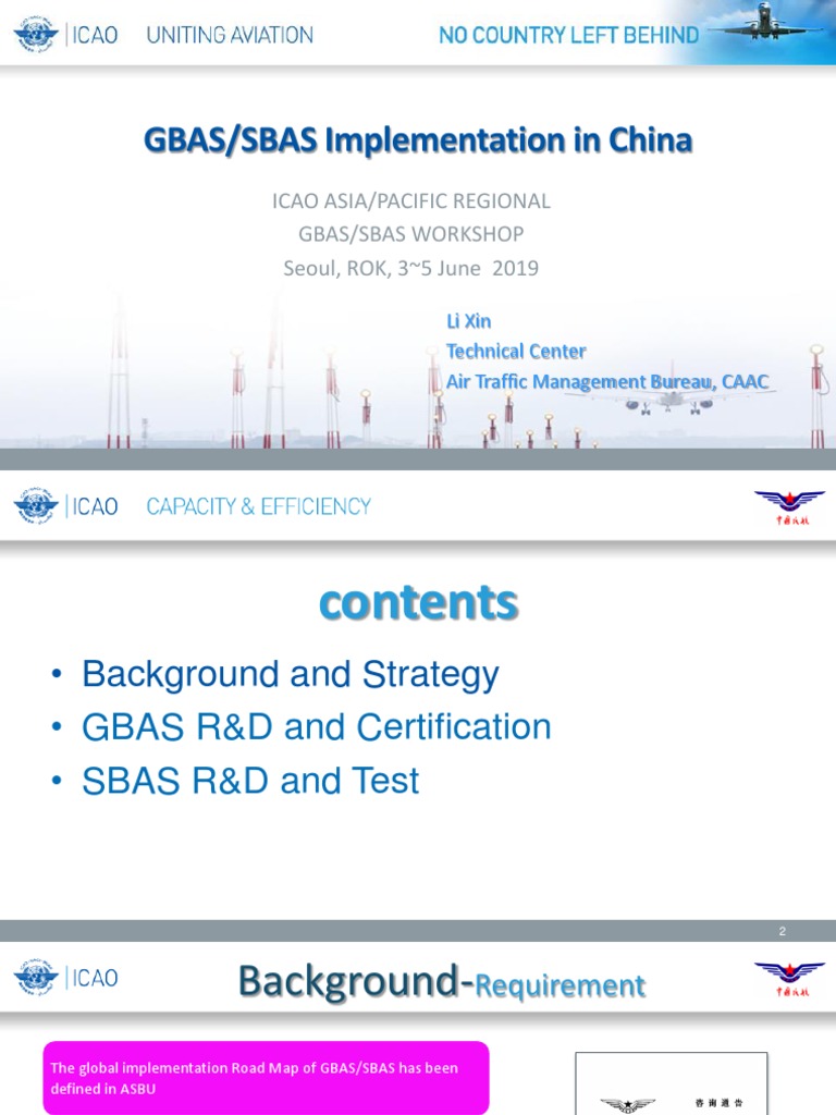 GBAS/SBAS Development in China | PDF | Global Positioning System ...