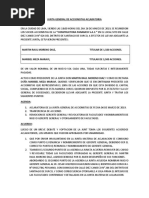 JUNTA GENERAL DE ACCIONISTAS ACLARATORIA