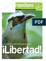 Periodico El Metropolitano Edicion 33 Lucha Contra El Trafico de Fauna Silvestre