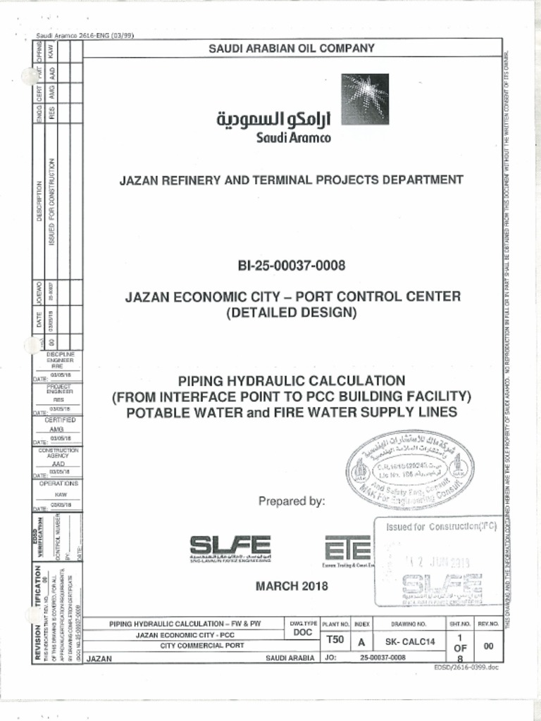 14.Skcalc14 Hydraulic Calculation Piping