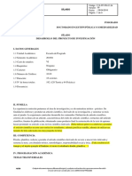 Silabo Doctorado en Gestión Pública y Gobernabilidad - Plan C - VI Ciclo