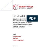 Investigarea Transparentei Si Eficientei Economice A Utilizarii Fondurilor