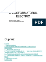 TRANSFORMATORUL ELECTRIC