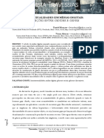 (2018) Homossexualidades em Mídias Digitais - Interseções Entre Gender e Genre - Revista Travessias