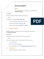 Formula Handbook