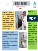 Alerta de Seguridad - Accidente P.A Usitemsa - 04.06.17