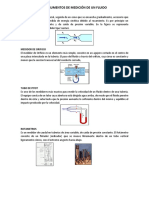 Instrumentos de Medicion de Un Fluido