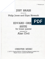 187289036 Edvard Grieg Suite for Brass Quintet