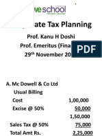 Tax Planning PPT For 1 Nov