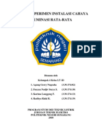 Tugas Eksperimen Instalasi Cahaya