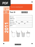 SATS KS2 2011 Science Test B PDF